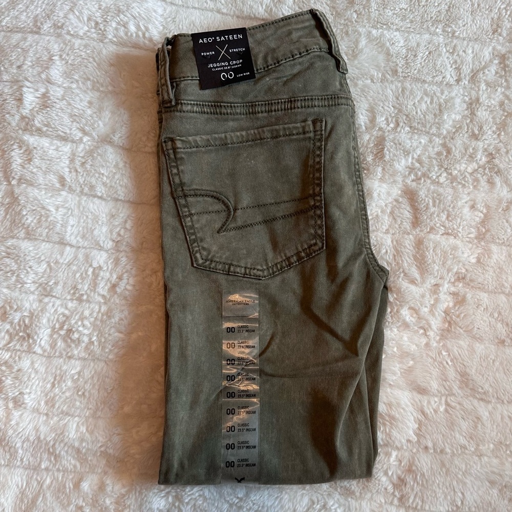 American Eagle Outfitters Women's Olive Jeggings